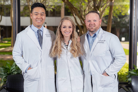 Three Anesthesiology students