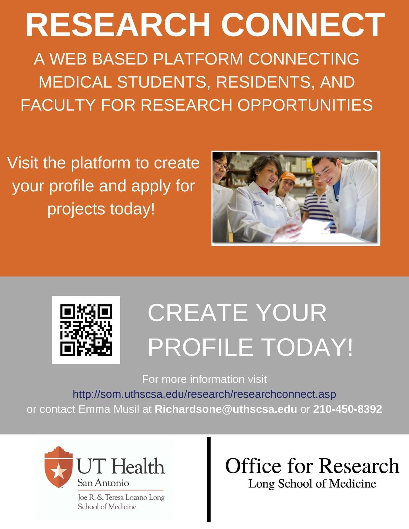 Research Flyer with QR Code