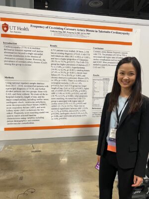 Dr. Catherine Teng, Cardiovascular Disease Fellow, poster presentation at ACC.22 Scientific Session.