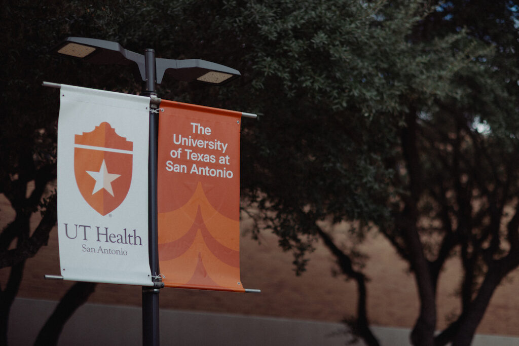 UTSA and UT Health banners