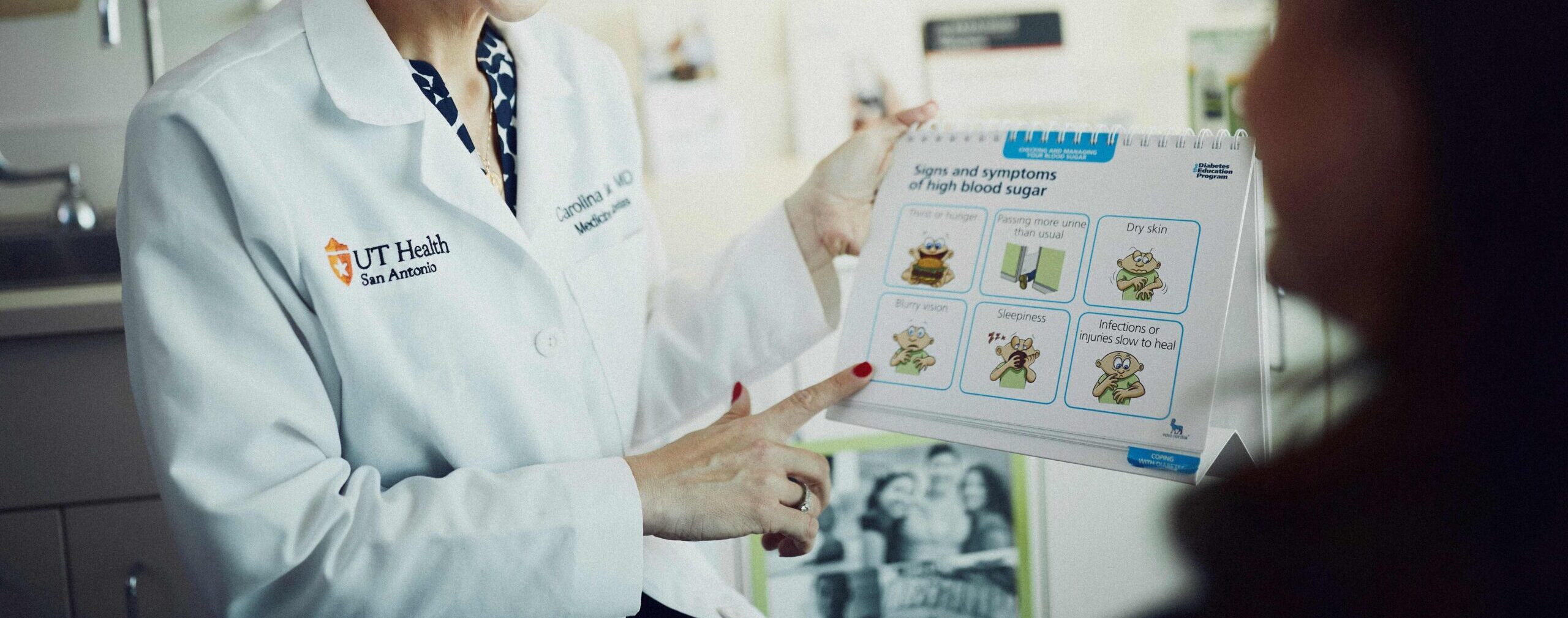 UT Health San Antonio_Dr.-Carolina Solis-Herrera instructing