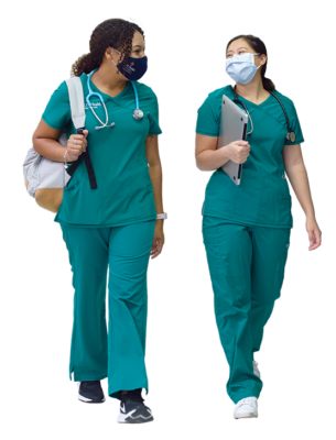 Students in Scrubs