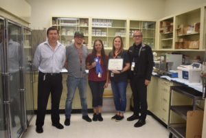 Lab Safety Award Group Photo