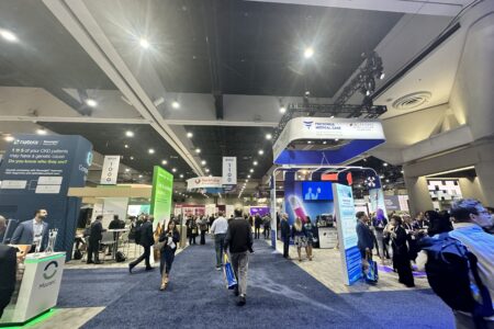 Wide shot of the event