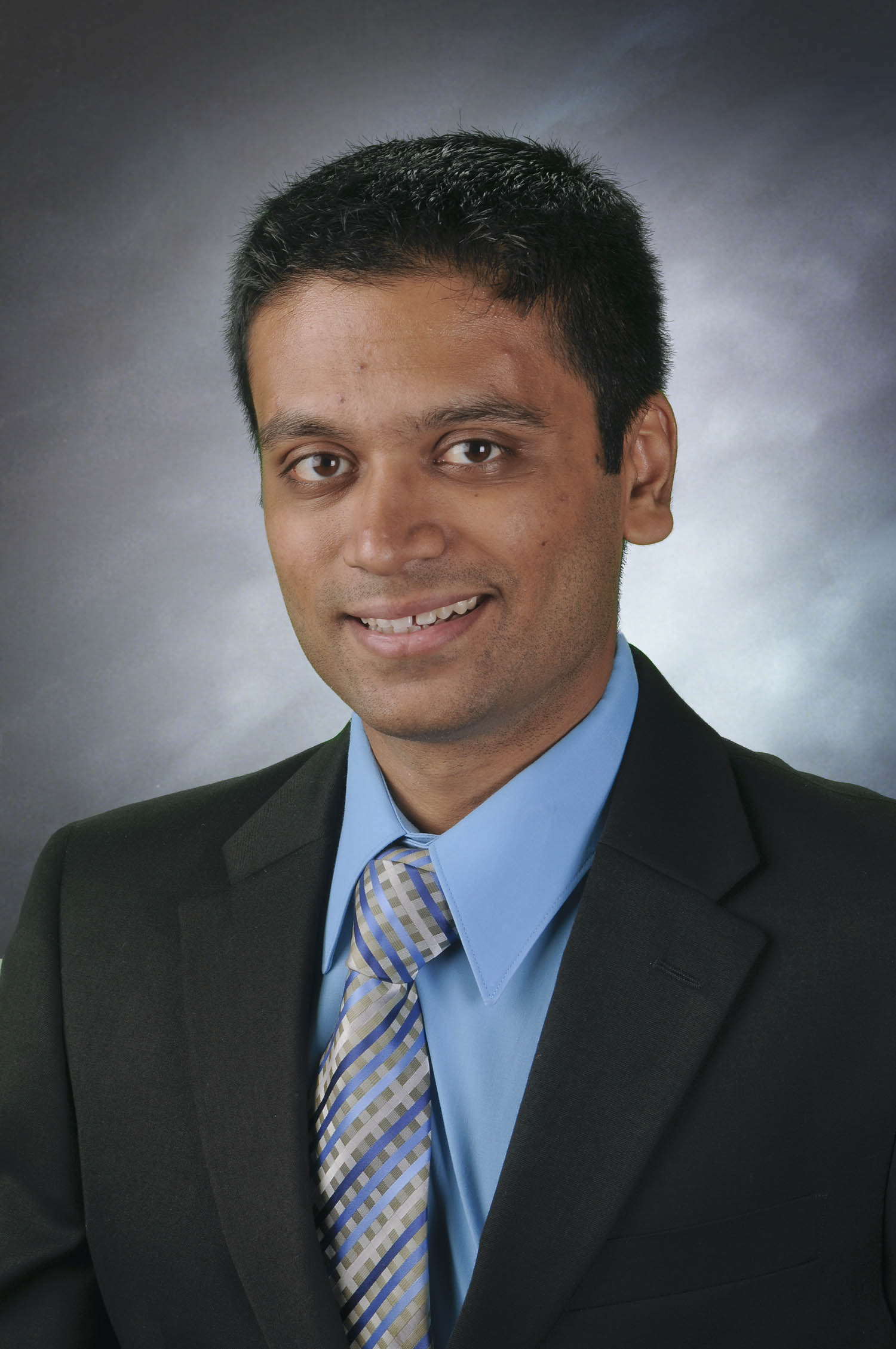 Feature image Dr. Vaibhav Patel smiling for his staff photo.
