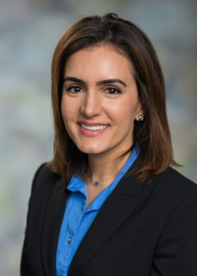 Dr. Pegah Ghamasaee smiling for her staff photo.