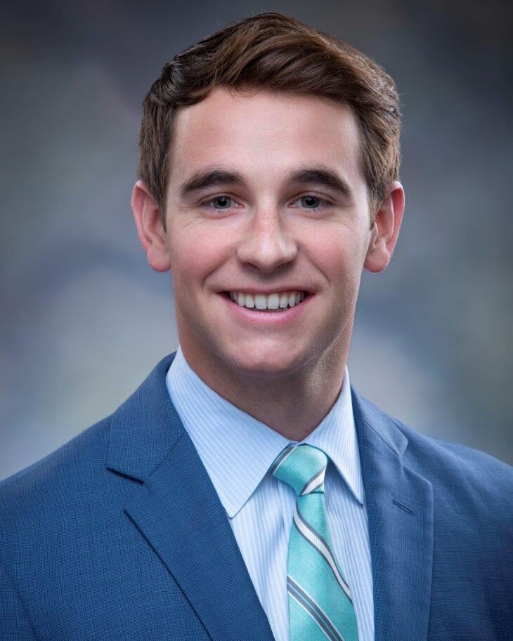 Thomas Patterson posing for his profile photo.