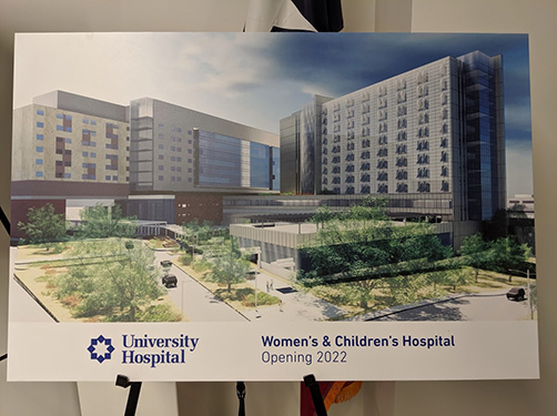 Women's & Children's Hospital building rendering