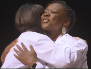 sekinat mccormick at white coat ceremony 2018
