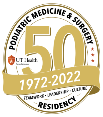 Podiatric Medicine & Surgery 50 anniversary MOTIF