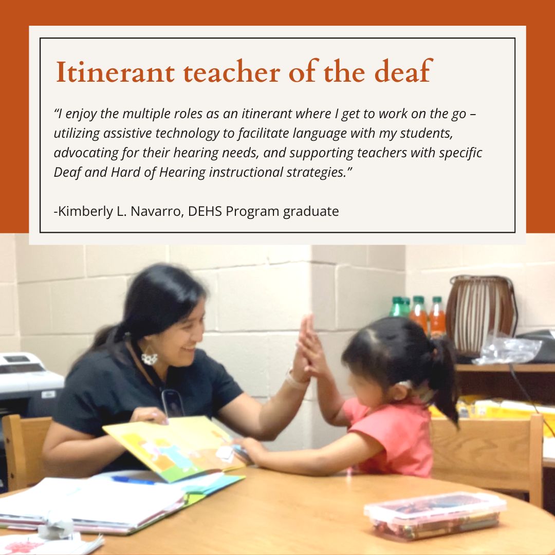 Master’s Degree in Deaf Education and Hearing Science Department of