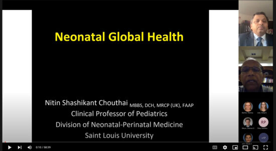 Neonatal Global Health lecture with Dr. Nitin Chouthai