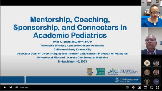 Mentorship Sponsorship Coaching and Connectors in Academic Pediatrics