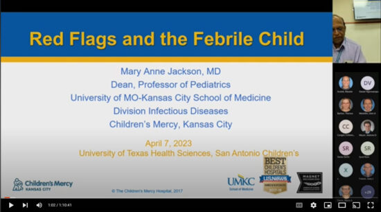 Red flags and febrile child
