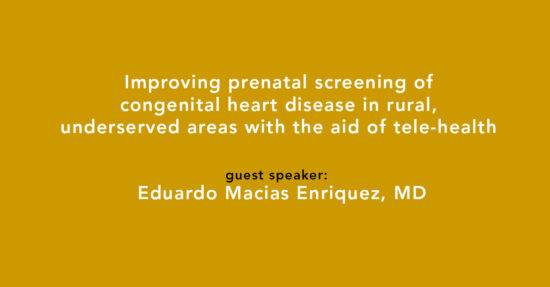 Improving prenatal screening of congenital heart disease in rural, underserved areas with the aid of tele-health