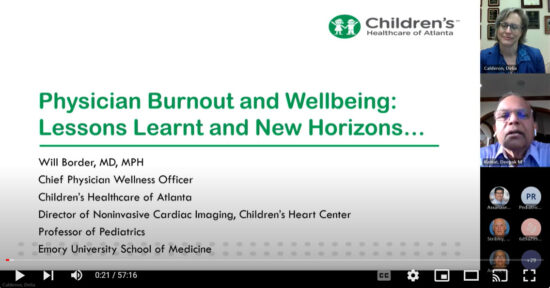 Physician Burnout and Wellbeing: Lessons Learnt and New Horizons