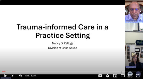 Trauma-informed care in a Practice Setting