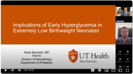 Implications of Early Hyperglycemia in Extremely Low Birthweight Neonates