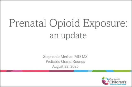 Prenatal Opioid Exposure: An Update