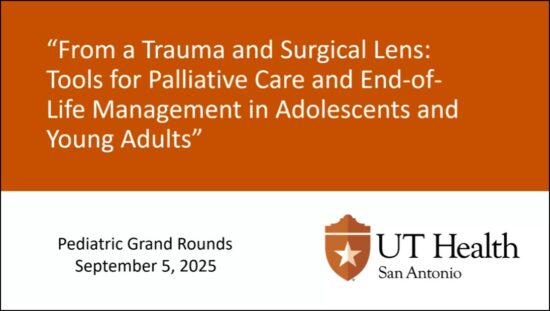 From a Trauma and Surgical Lens Tools for Palliative Care and End-of-Life Management in Adolescents From a Trauma and Surgical Lens: Tools for Palliative Care and End-of-Life Management in Adolescents