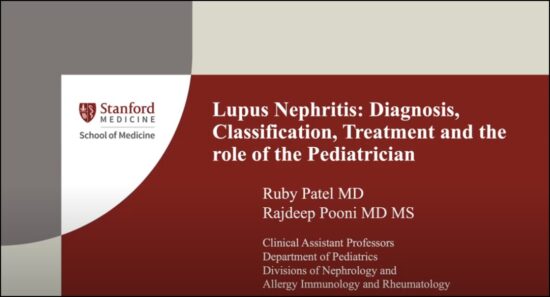 Lupus Nephritis Lupus Nephritis: Diagnosis, Classification, Treatment and the role of the Pediatrician