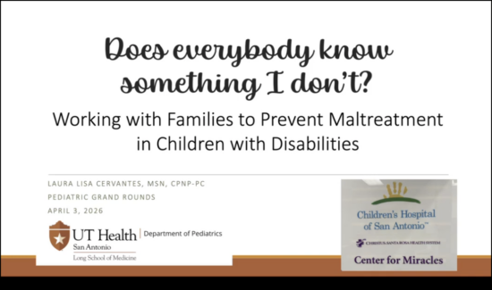 Working With Families to Prevent Maltreatment in Children with Disabilities