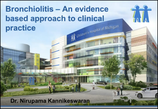 Bronchiolitis: An Evidence-based Approach to Clinical Care