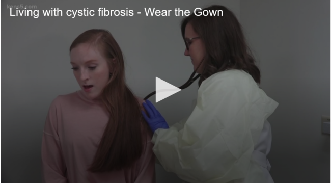 Living with cystic fibrosis (Link to video from Kens 5)