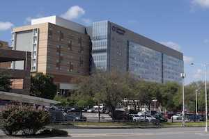 University Hospital has been treating Covid-19 patients. Thursday, April 16, 2020.